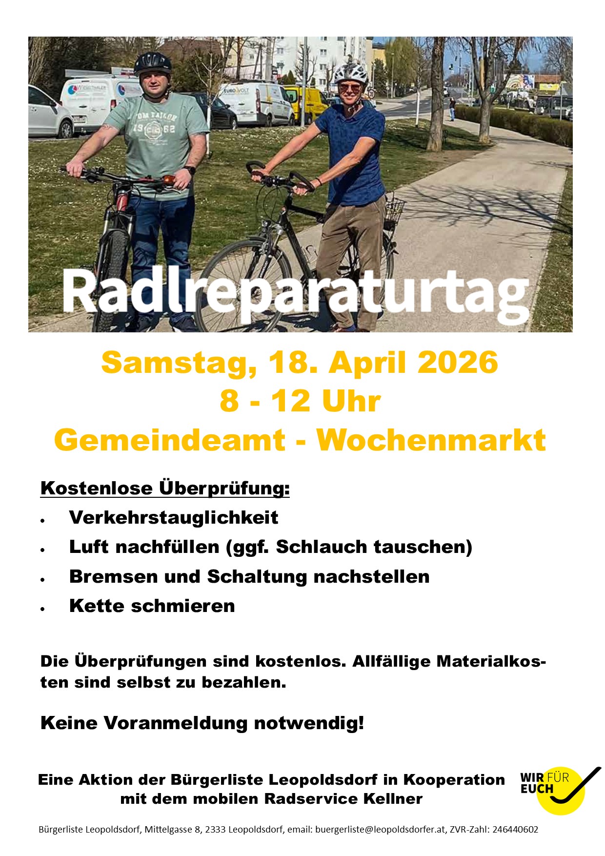 Radlreparaturtag 2026