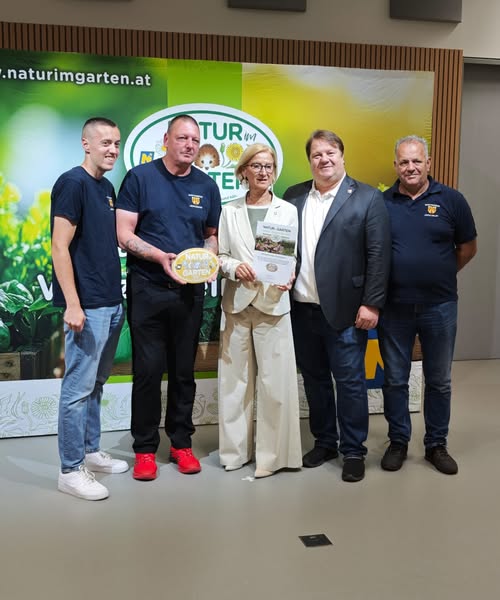 🦔 AUSZEICHNUNG FÜR UMWELTFREUNDLICHE GRÜNPFLEGE 🦔